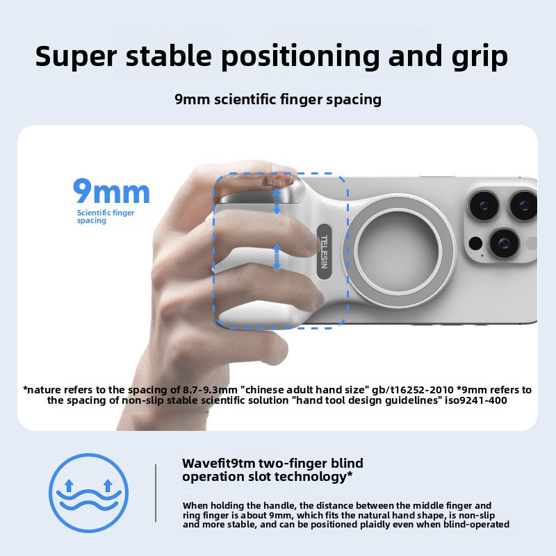 BinaryEngine Magnetic Bluetooth Smartphone Grip & Camera Handle